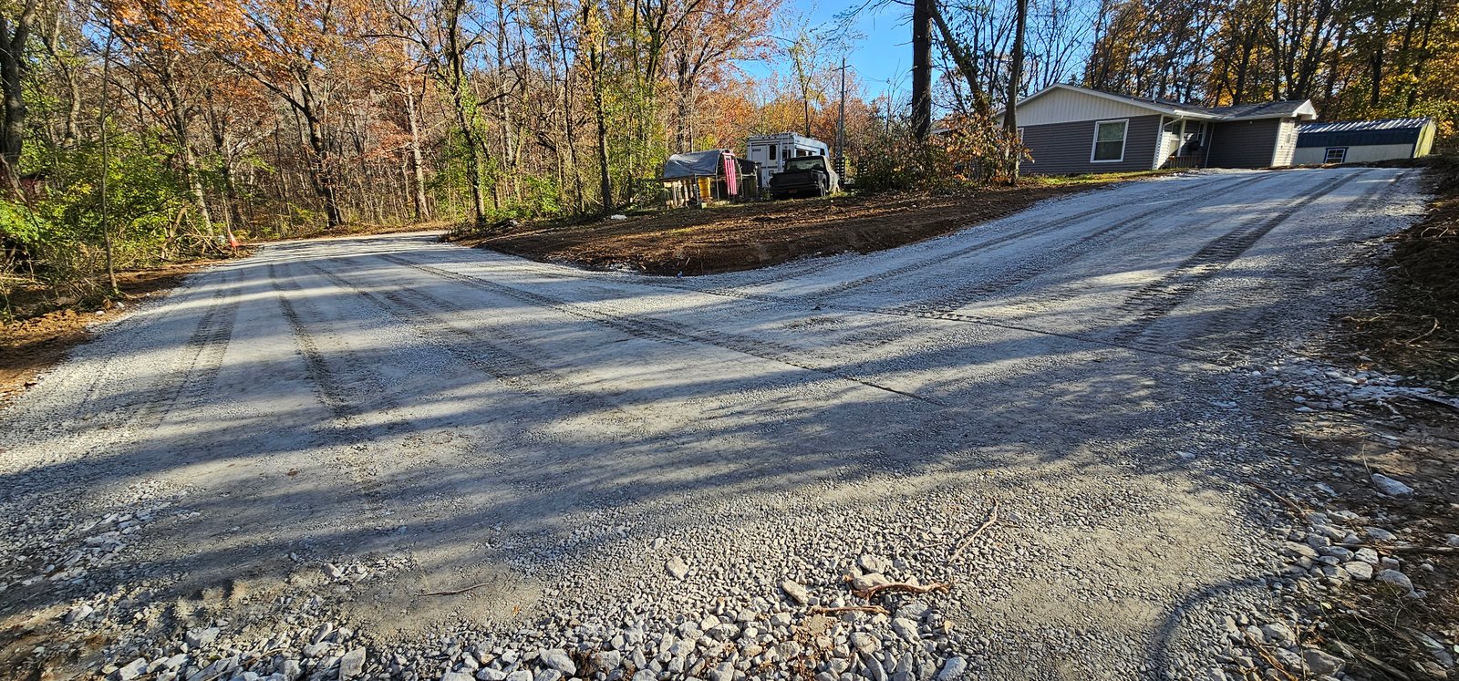 Gravel driveway project 5