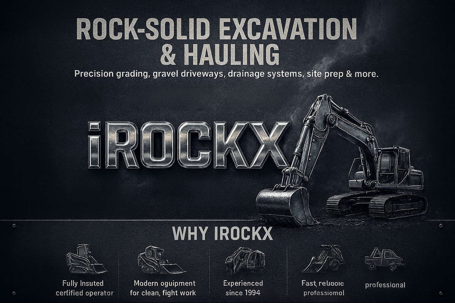 iRockX Excavation hero